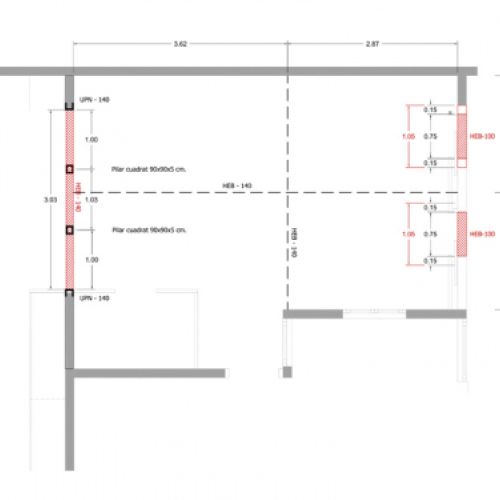 Plano de rehabilitación terminada