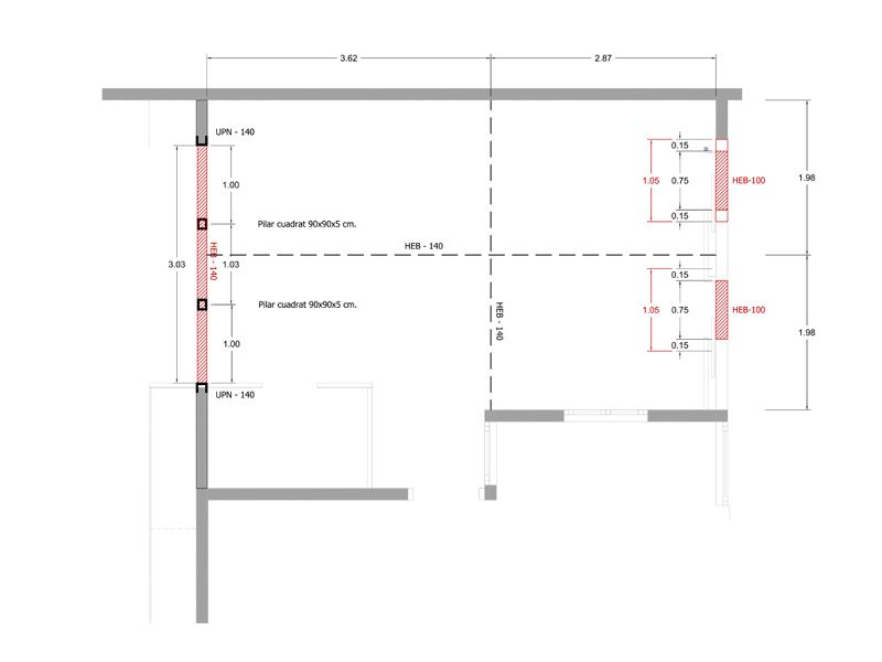 Plano de rehabilitación terminada